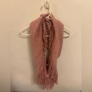 Eyeful pink infinity scarf